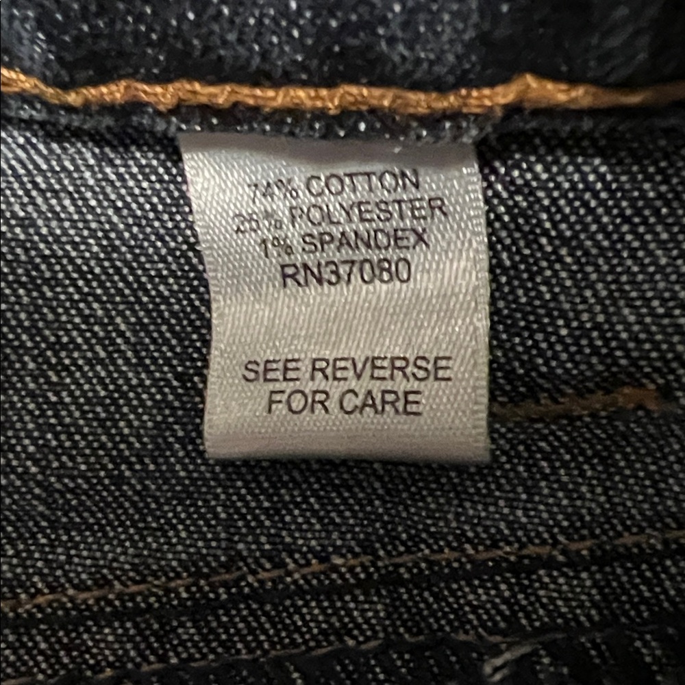 Dark Denim Pencil Skirt, Size 2 - Picture 3 of 5